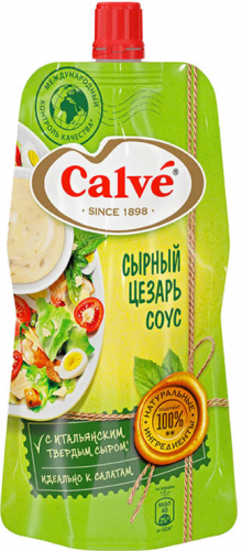 «Calve», соус сырный «Цезарь», 230 г