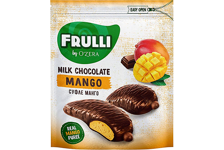 «O'Zera», конфеты Frulli суфле манго в шоколаде, 125 г