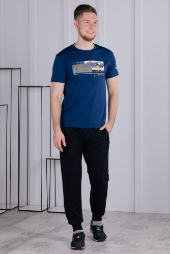 брюки спортивные 3.MMT003A-синий-тёмный