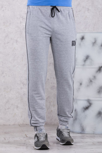 брюки спортивные 3.MM116B-серый-светлый