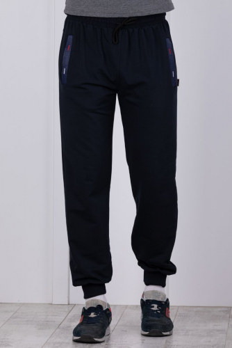 брюки спортивные 3.MM112A-синий-тёмный