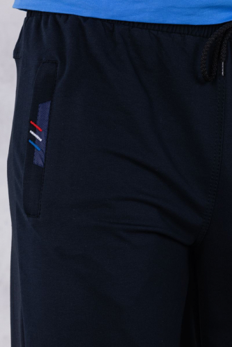 брюки спортивные 3.MM113A-синий-тёмный