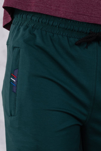 брюки спортивные 3.MM113A-зелёный-тёмный