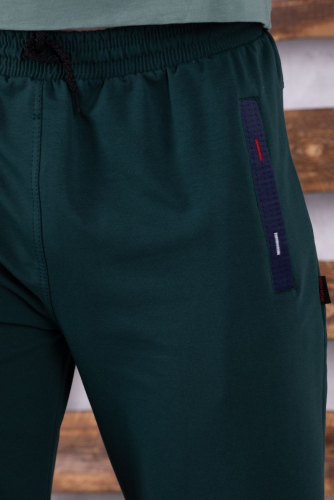 брюки спортивные 3.MM112A-зелёный-тёмный