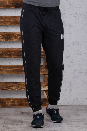 брюки спортивные 3.MM116B-серый-тёмный