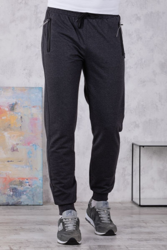 брюки спортивные 3.MM104A-серый-тёмный