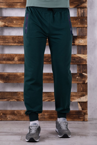 брюки спортивные 3.MM112A-зелёный-тёмный