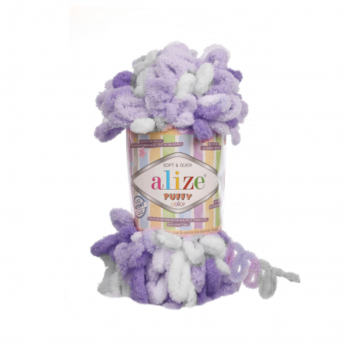 Пряжа ALIZE Puffy Color арт. 6372