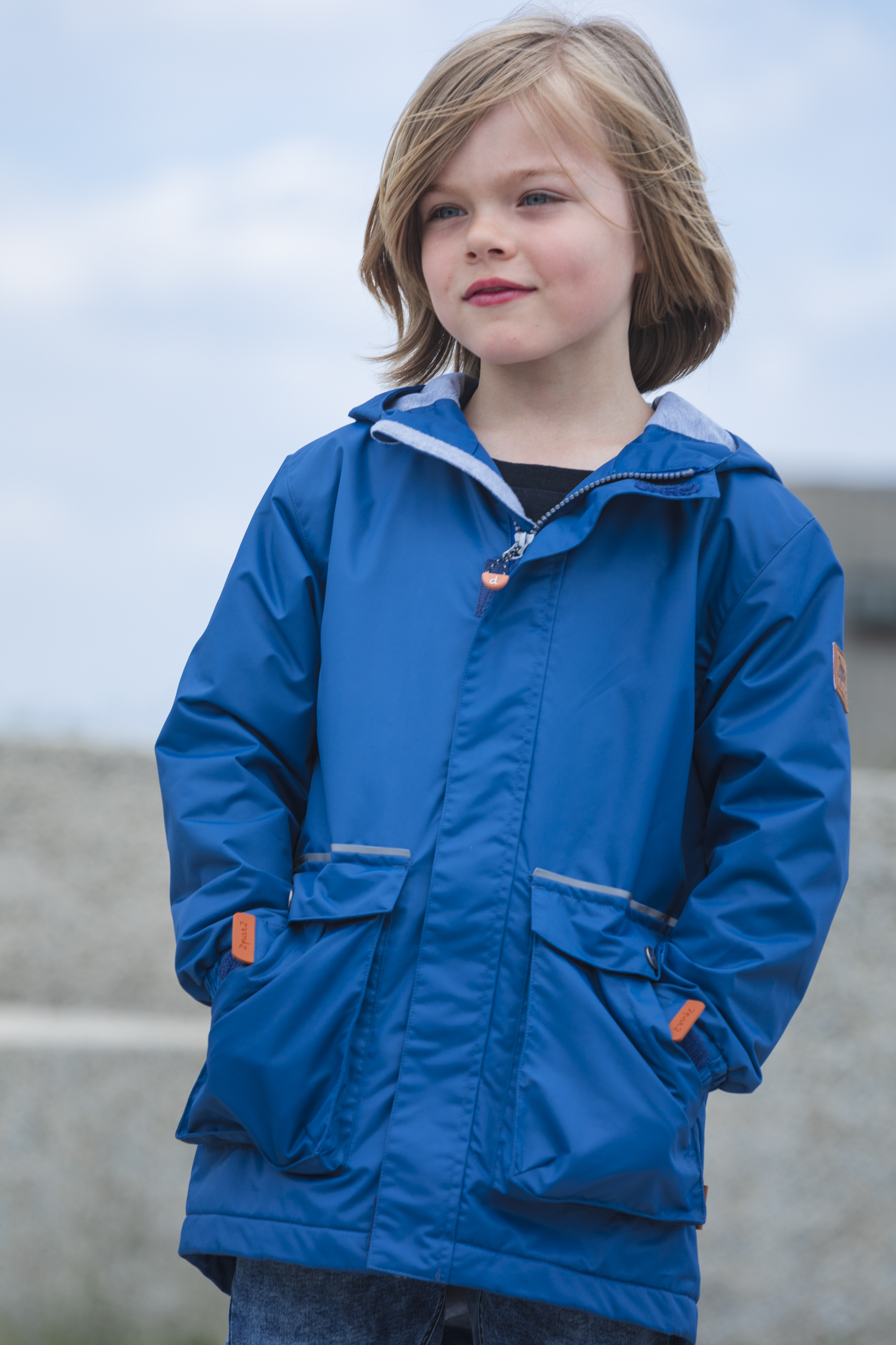 Плащ на подкладке для мальчика