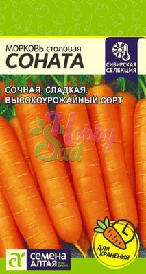 Морковь Соната (1 гр) Семена Алтая Сибирская Селекция!