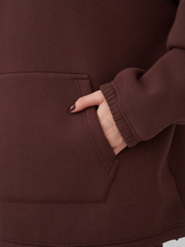Толстовка женская OVER SIZE COTTON с начесом плотный 