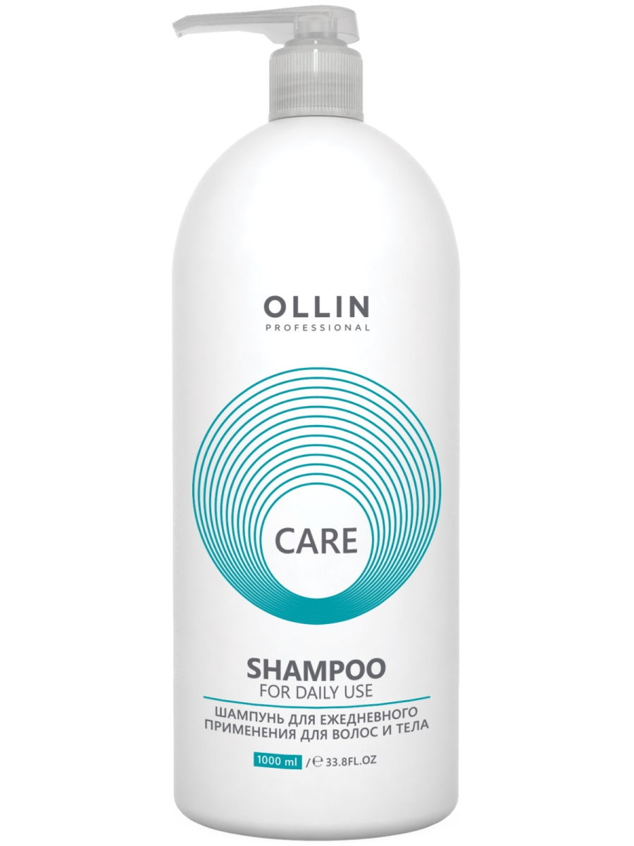 OLLIN CARE Шампунь для ежедневного применения для волос и тела 1000мл