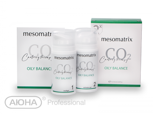 Карбокситерапия MESOMATRIX для жирной и проблемной кожи OILY BALANCE с азелаиновой кислотой