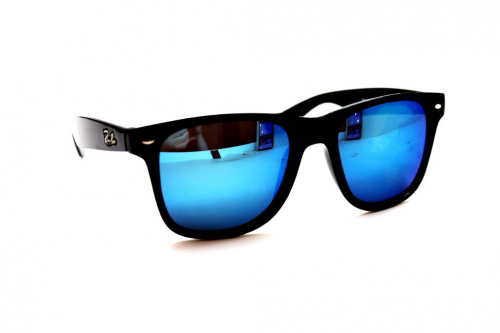 распродажа солнцезащитные очки R 2140-1 черный глянец голубой