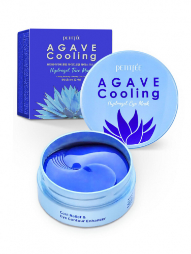 Охлаждающие гидрогелевые патчи с экстрактом агавы Petitfee Agave Cooling Hydrogel Eye Patch (60шт)