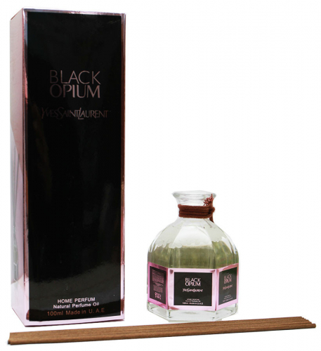 Аромадиффузор с палочками Yves Saint Laurent Black Opium Home Parfum 100 ml (копия)