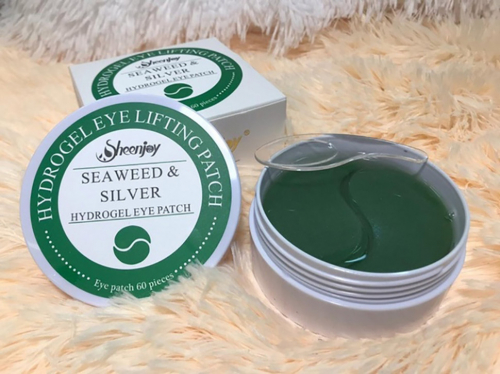 Патчи для глаз с морскими водорослями Seaweed Silver Hydrogel eye patch 60шт