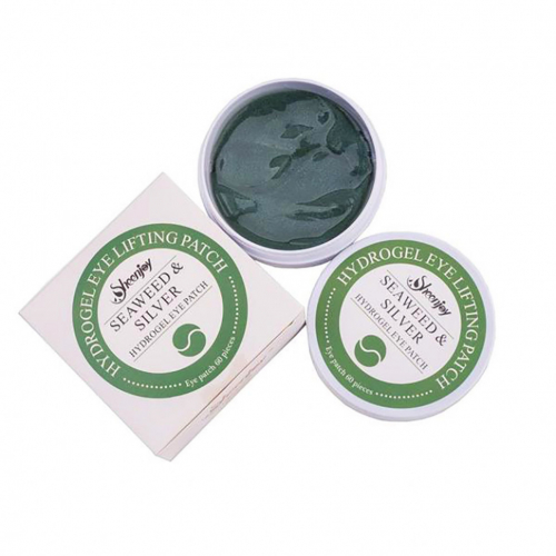 Патчи для глаз с морскими водорослями Seaweed Silver Hydrogel eye patch 60шт