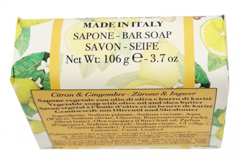 Мыло La Florentina Soap Lemon and Ginger с экстрактами лимона и имбиря