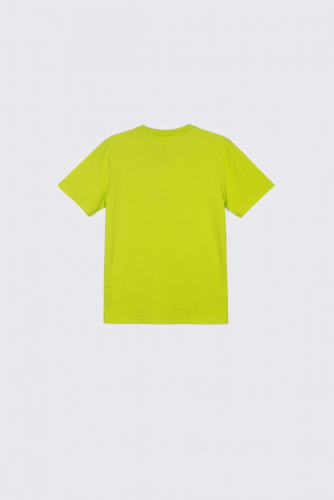 -31% T-shirt z krótkim rękawem zielony z czarnym nadrukiem