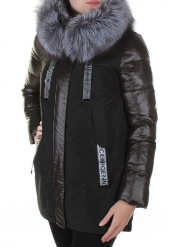 8179 Пальто женское с натуральным мехом Jarius размер S - 42 российский