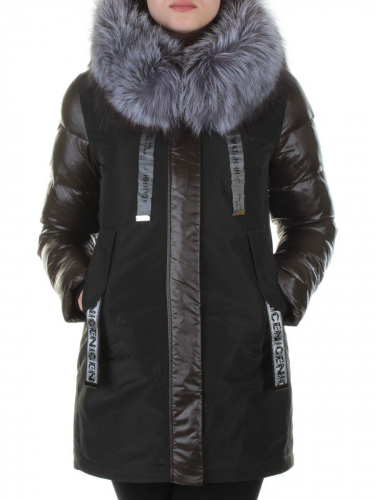8179 Пальто женское с натуральным мехом Jarius размер S - 42 российский