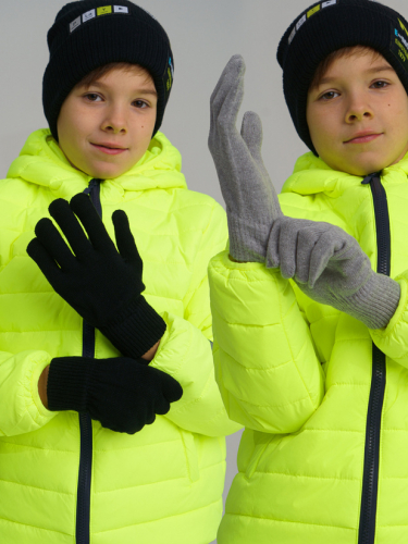 Перчатки трикотажные для мальчиков, 2 пары в комплекте