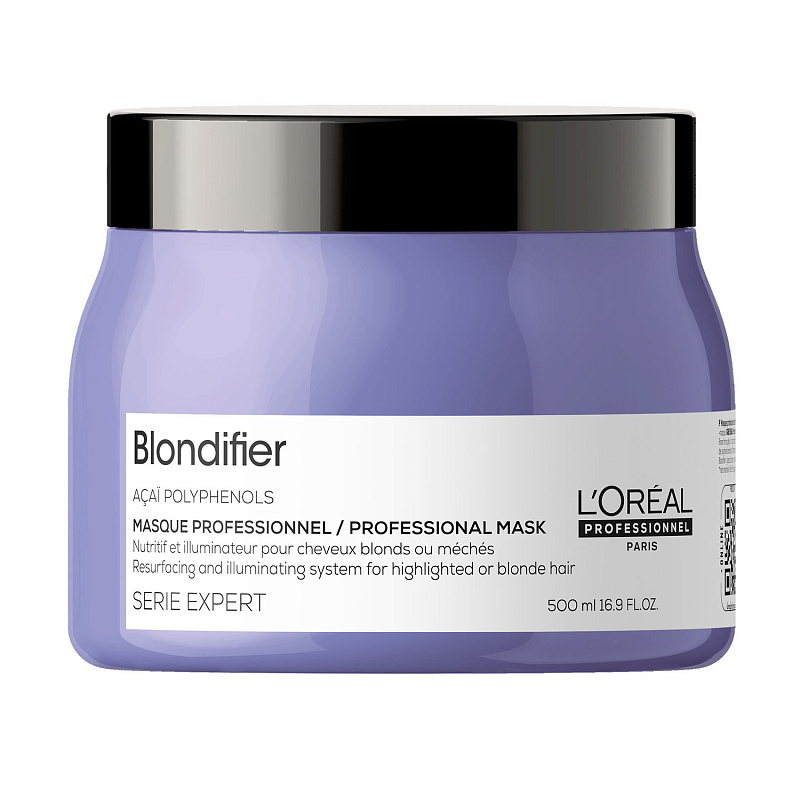 LOREAL Маска для осветленных и мелированных волос Blondifier Gloss, 500 мл