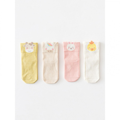 Caramella / Набор детских носков «Зверята-3» в мягкой упаковке, 4 пары C563004-3