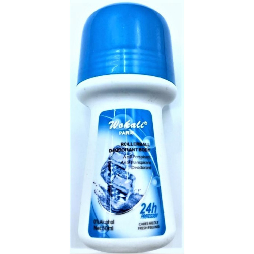 Шариковый антиперспирант дезодорант Wokali 50ml (голубой)