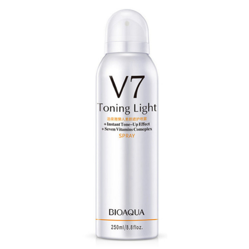 Защитный спрей для лица с тонирующим эффектом Bioaqua V7 Deep Hudration (Ленивый макияж) 250ml