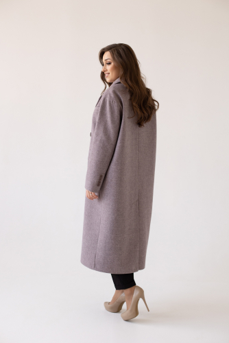 Пальто женское демисезонное 24102 (браун)