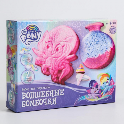 Набор для творчества «Волшебные бомбочки своими руками», мороженое, My Little Pony