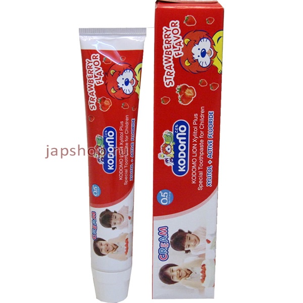 Kodomo 0,5+, Зубная паста, Клубника, 40 гр (8850002015203)