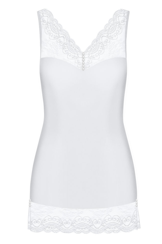 Сорочка Obsessive Miamor white