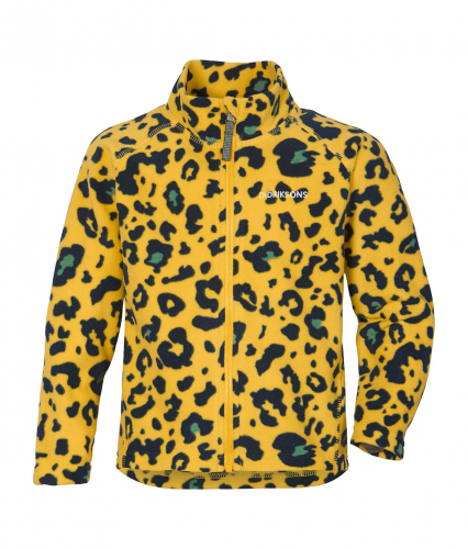 MONTE PRINT Куртка для детей из флиса 859 желтый леопард