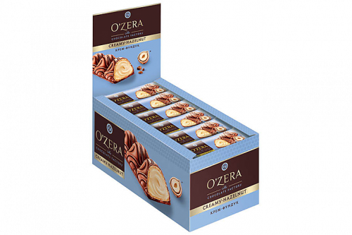 «O'Zera», батончик Creamy-Hazelnut, 23 г (упаковка 24 шт.)