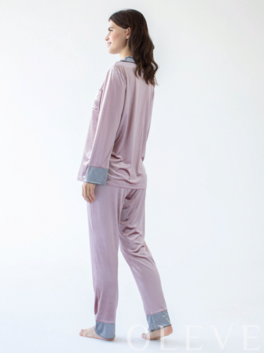 Комплект домашней одежды OLEVE LH8077Розовый/Серый