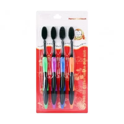 Зубные щетки в наборе 4шт Nano Tooth Care H-005 (100)