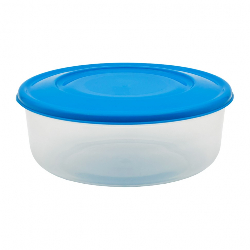 Контейнер пластик круглый с крышкой 1,5 л для пищевых продуктов (20)