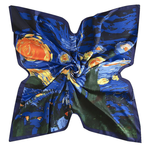 31142 Дизайнерский платок серии Живи ярко, Винсент ван Гог 