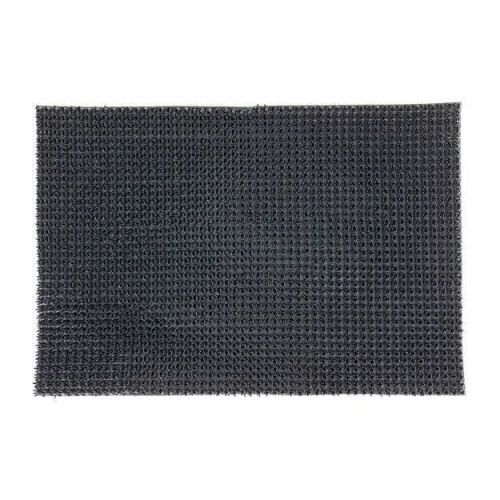 Щетинистое покрытие, коврик придверный 45 х 75 см, черный