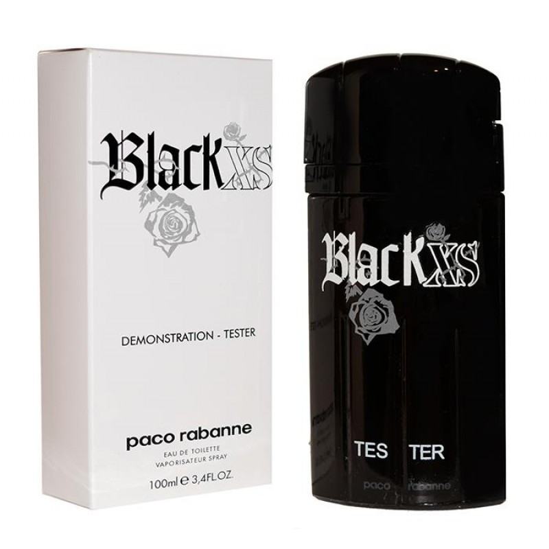 Пако рабан блэк мужские. Paco Rabanne Black XS men 100ml. Пако Рабан духи мужские Блэк XS. Paco Rabanne XS 100ml EDT men Tester. Paco Rabanne Black XS мужской.