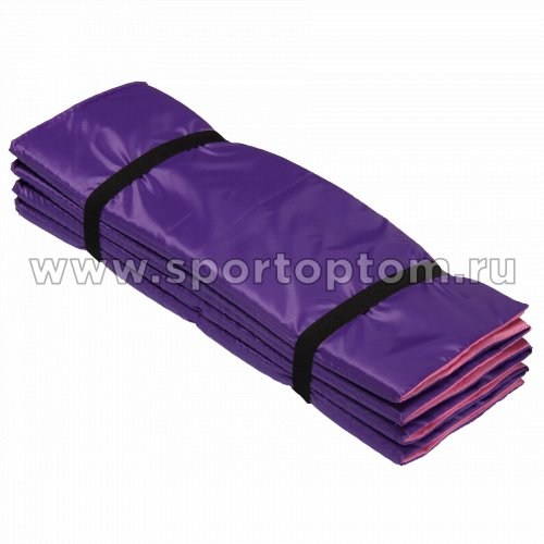 Коврик гимнастический взрослый INDIGO SM-042 180*60*1 см Розово-фиолетовый