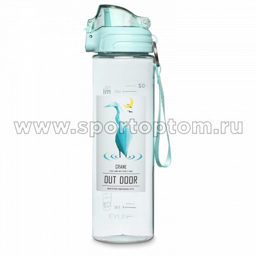 Бутылка для воды YY-616 750 мл Мятный