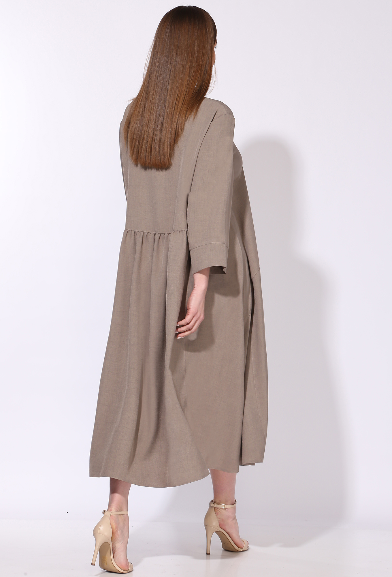 ст. цена2299руб.! Платье Anastasia Mak 952 коричневый