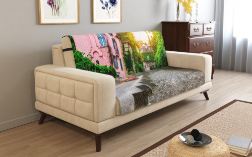 Дивандек на 3х местный диван, 195*165 см. + 30 см. клапан арт. ДДСМ023-14002-СД.М0018