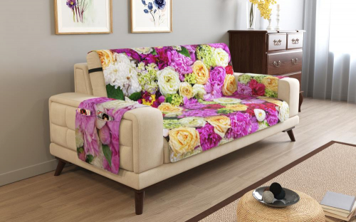 Дивандек на 3х местный диван с подлокотниками, 195*165 см. + 30 см. клапан арт. ДДСМ023-08575-СД.М0006