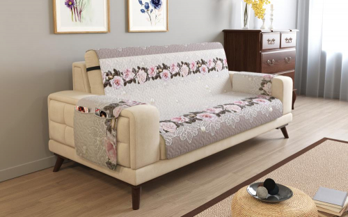 Дивандек на 3х местный диван с подлокотниками, 195*165 см. + 30 см. клапан арт. ДДСМ023-12862-СД.М0006