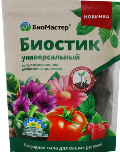Биостик для цветов, в палочках, 250 г - БиоМастер